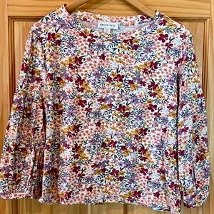 Amour Vert Flowered Blouse long sleeve Size L